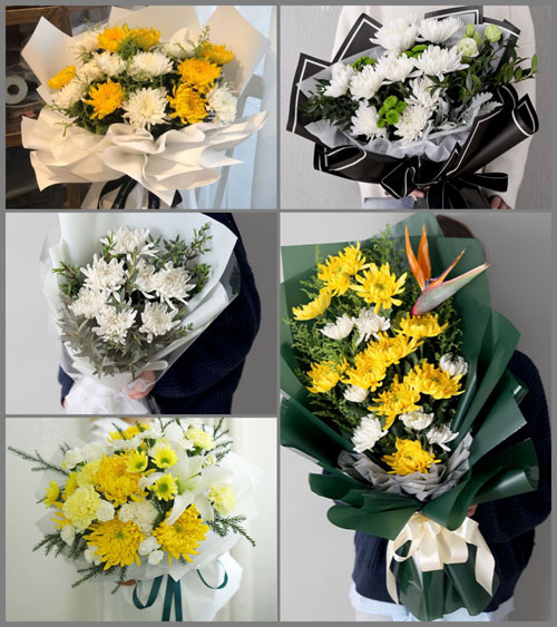 山东青岛即墨市鳌山卫街道北泊子村白事花束代送
